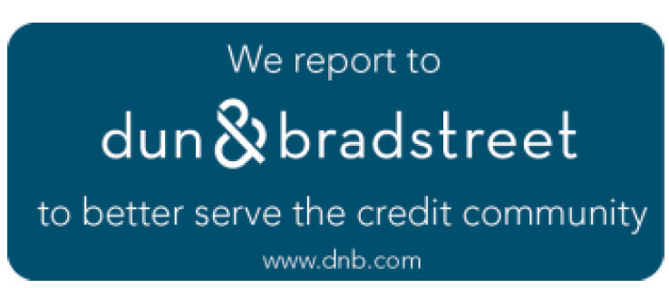 We report to Dun & Bradstreet to better serve the credit community.